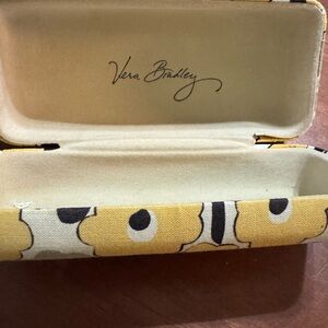 Vera Bradley Yellow Floral Glasses Case